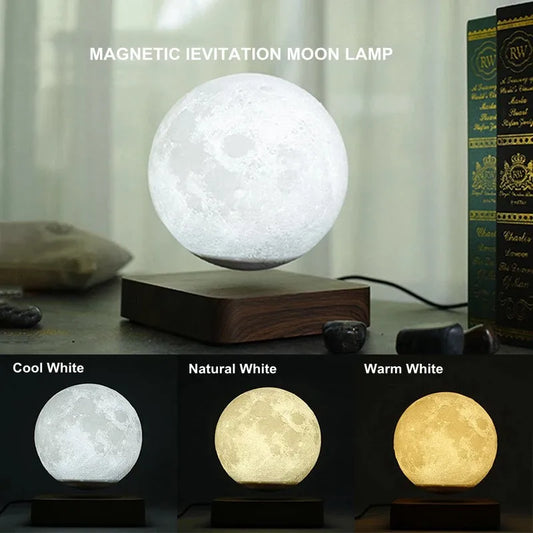 Levitating 3D Lunar Art Lamp