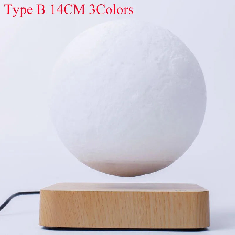 Levitating 3D Lunar Art Lamp