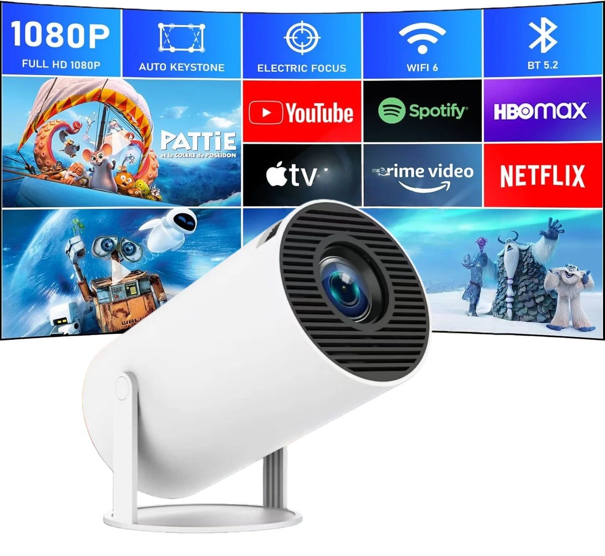 Smart 4K Home Theater Projector