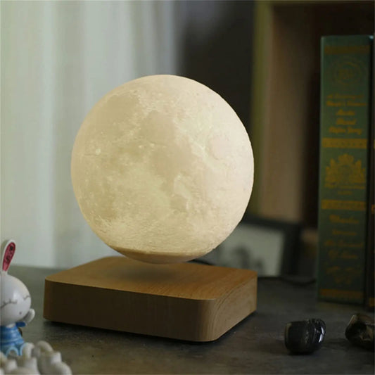 Levitating 3D Lunar Art Lamp